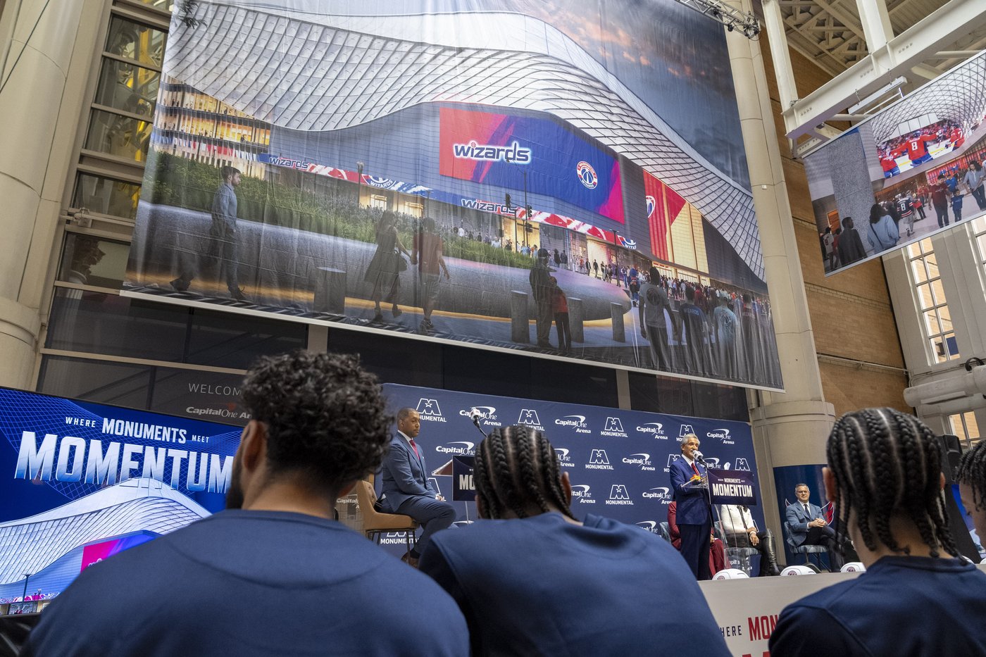 DC leaders, NBA commissioner celebrate the start of an $800M downtown arena renovation | iNFOnews.ca