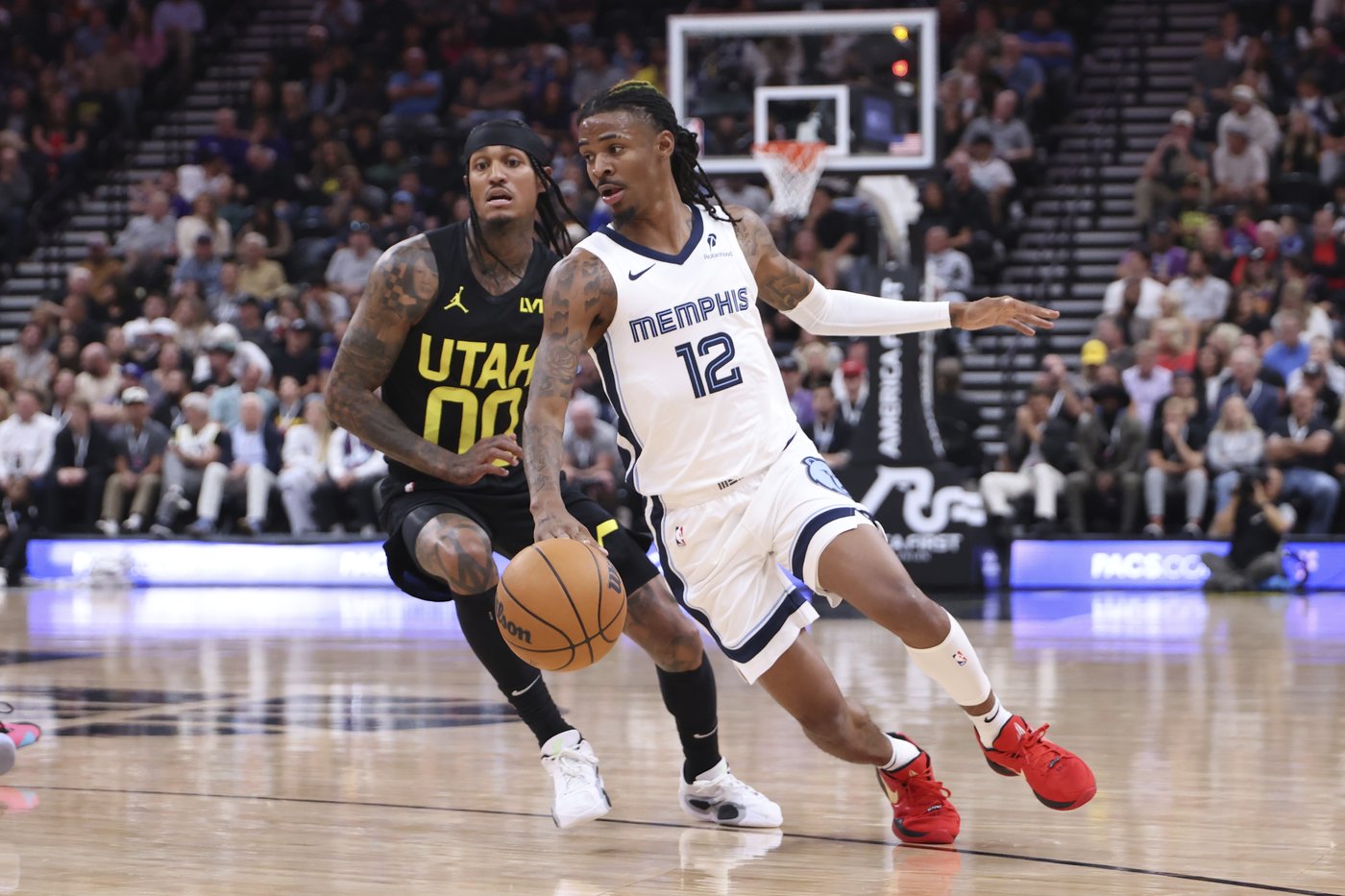 Ja Morant has 22 points and 10 assists in return, leads Grizzlies to season-opening win over Jazz | iNFOnews.ca