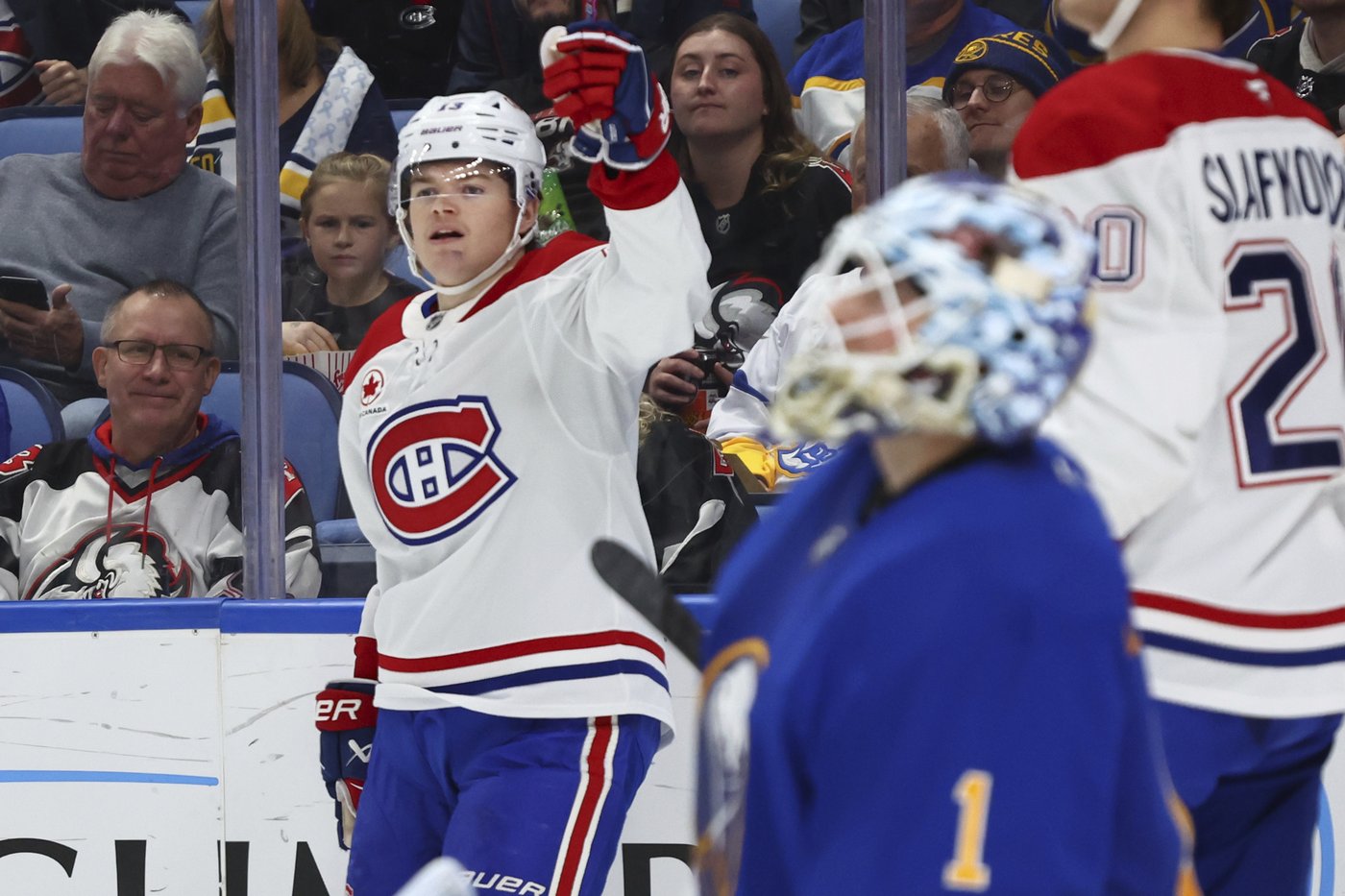 Cole Caufield scores twice to lead Canadiens over Sabres 7-5 | iNFOnews.ca