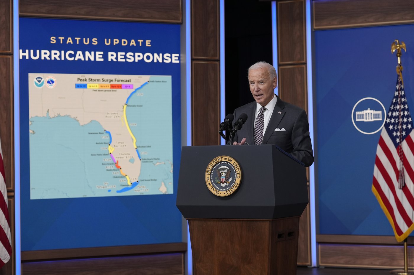 Biden tells Trump to 'get a life, man' and stop storm misinformation | iNFOnews.ca