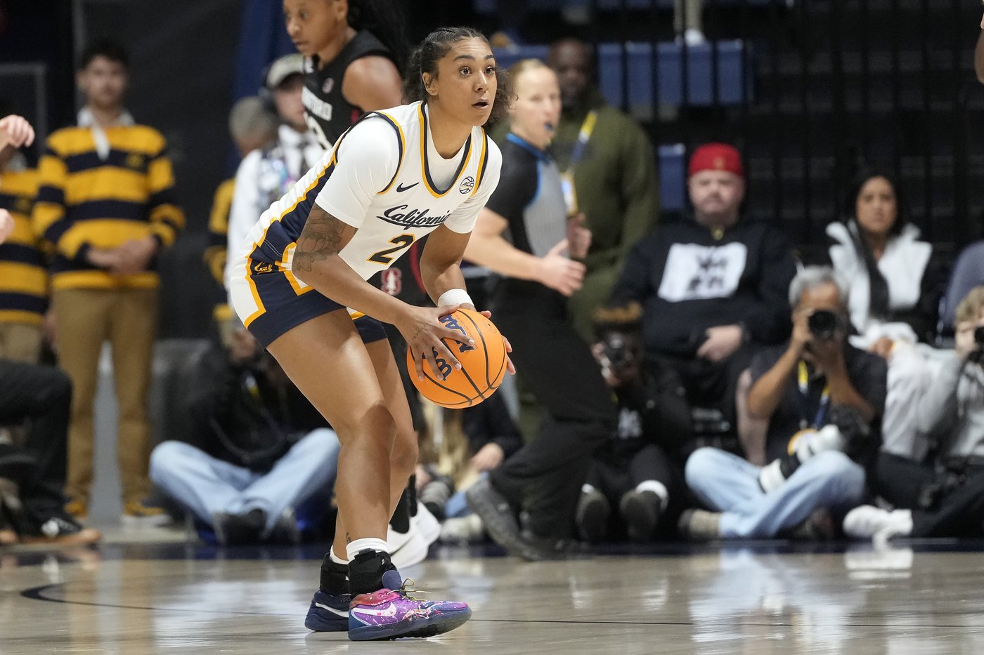 Cal guard Jayda Noble paints custom shoes to express her artistic side when she leaves the court | iNFOnews.ca Cal guard Jayda Noble paints custom shoes to express her artistic side when she leaves the court | iNFOnews.ca