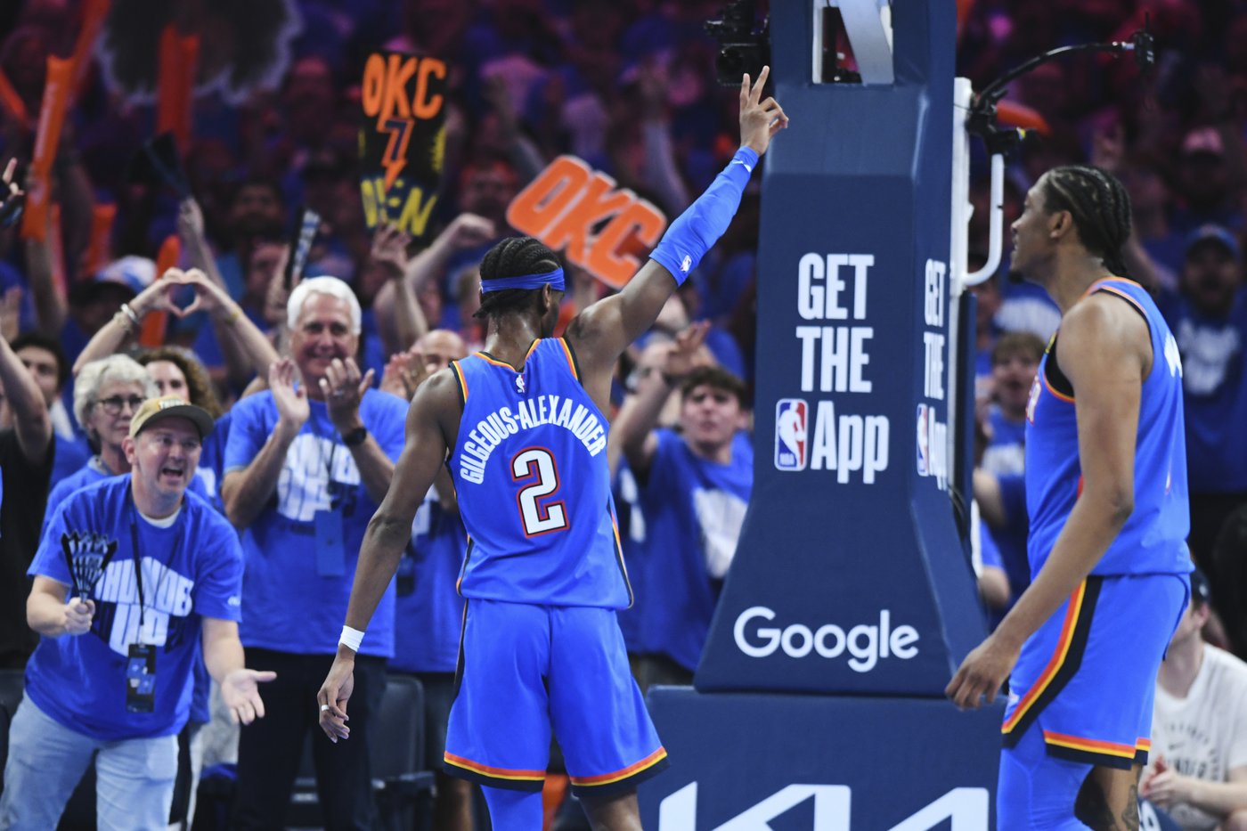 Shai Gilgeous-Alexander sheds stoic approach as he leads Thunder to Game 7 win | iNFOnews.ca