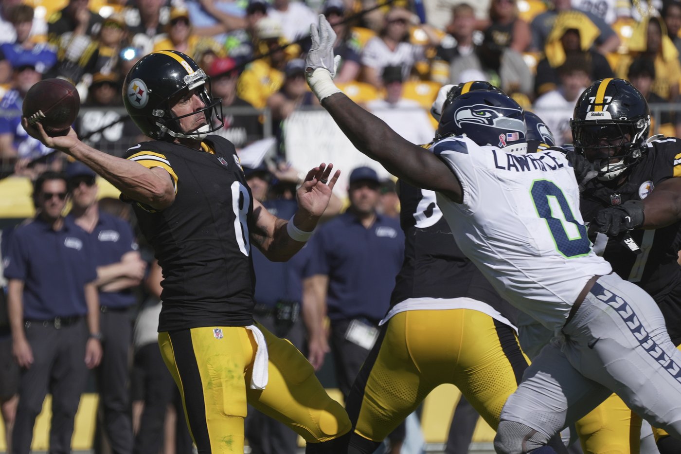 The inattentive Steelers stumble their way through a dismal loss to Seattle in their home opener | iNFOnews.ca