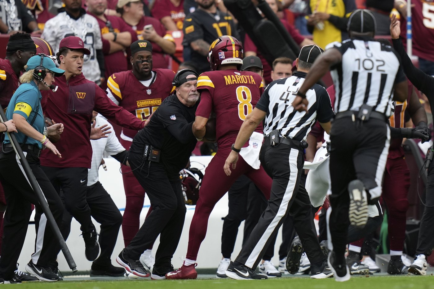 The Washington Commanders bounced right back just like their bloodied head coach | iNFOnews.ca