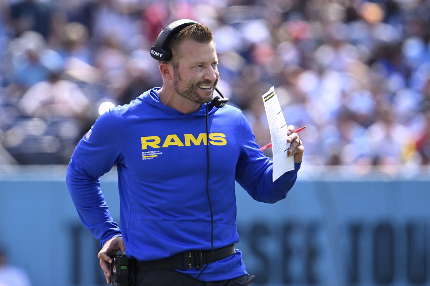 Sean McVay says he tore his plantar fascia during the Rams' victory over Titans | iNFOnews.ca Sean McVay says he tore his plantar fascia during the Rams' victory over Titans | iNFOnews.ca