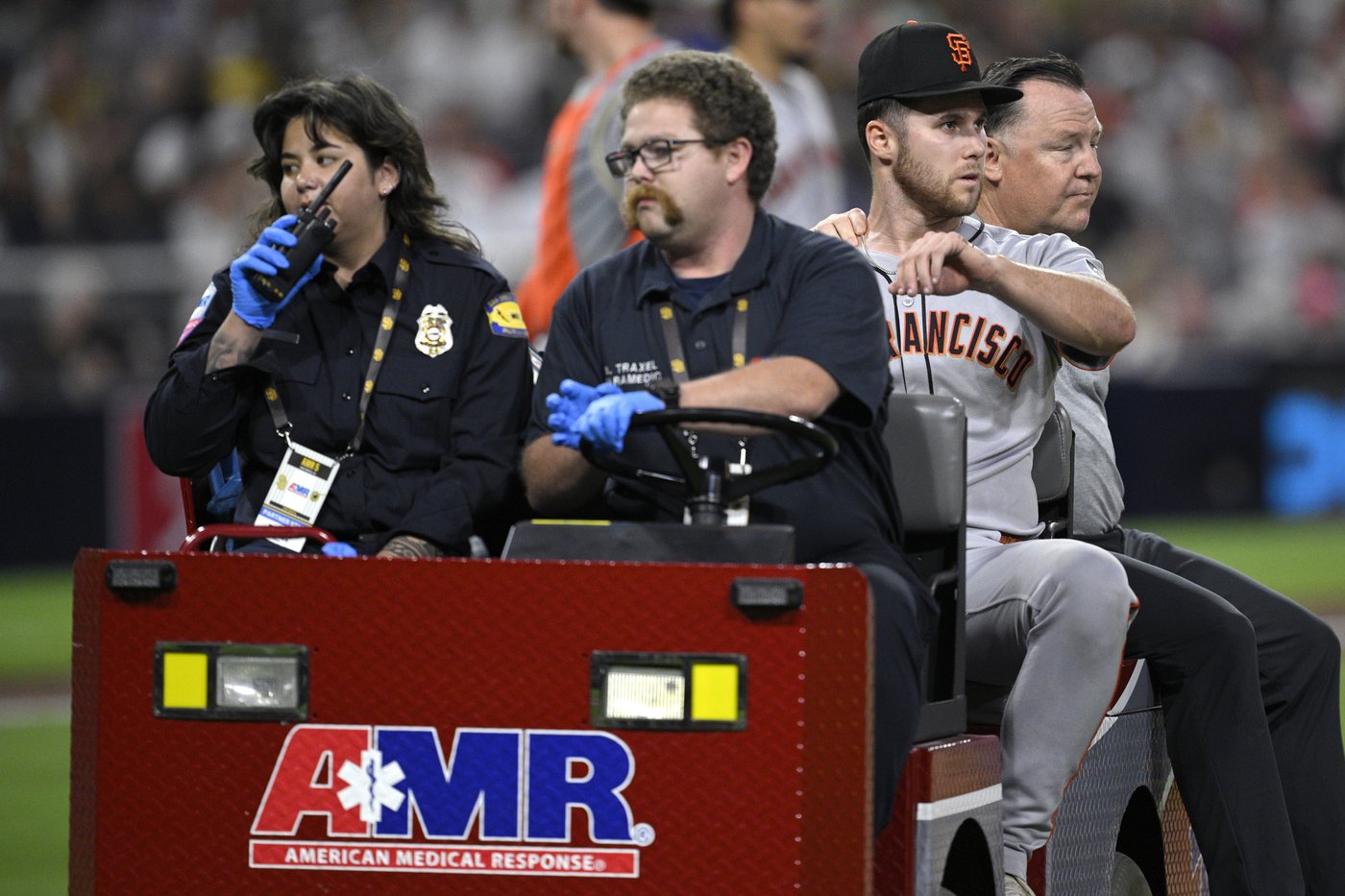 Giants pitcher Landen Roupp goes on IL with left knee inflammation after getting hit by line drive | iNFOnews.ca Giants pitcher Landen Roupp goes on IL with left knee inflammation after getting hit by line drive | iNFOnews.ca