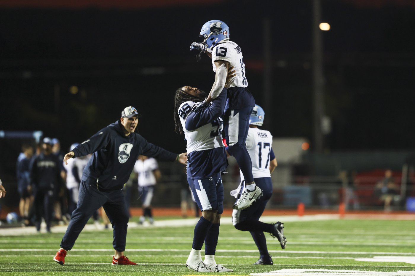 Horn's late touchdown pass earns Argonauts 30-23 exhibition win over Tiger-Cats | iNFOnews.ca Horn's late touchdown pass earns Argonauts 30-23 exhibition win over Tiger-Cats | iNFOnews.ca