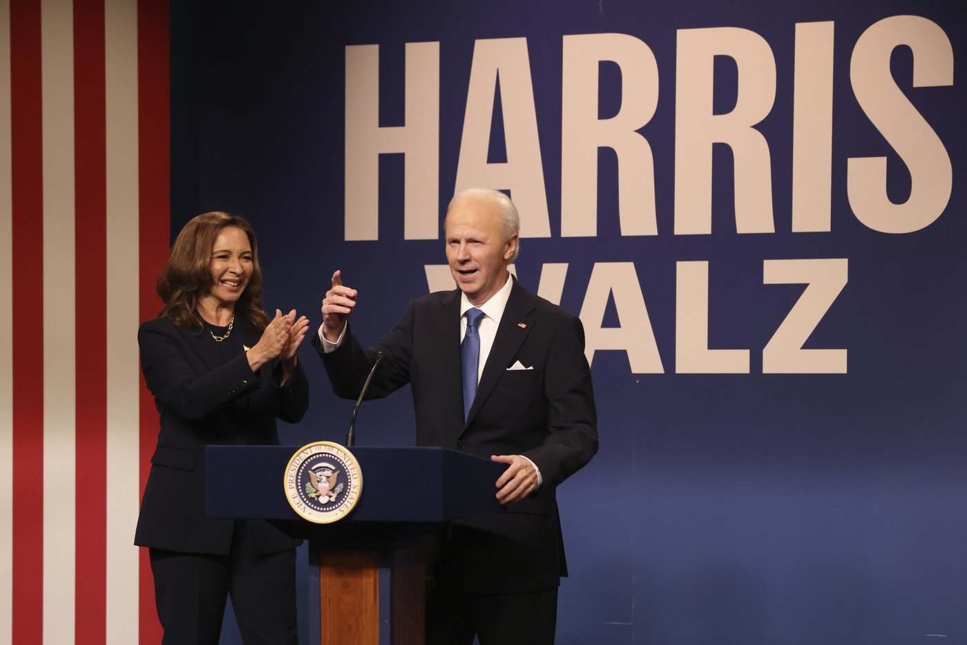 Maya Rudolph as Harris and Dana Carvey as Biden open the 50th season of 'Saturday Night Live' | iNFOnews.ca Maya Rudolph as Harris and Dana Carvey as Biden open the 50th season of 'Saturday Night Live' | iNFOnews.ca