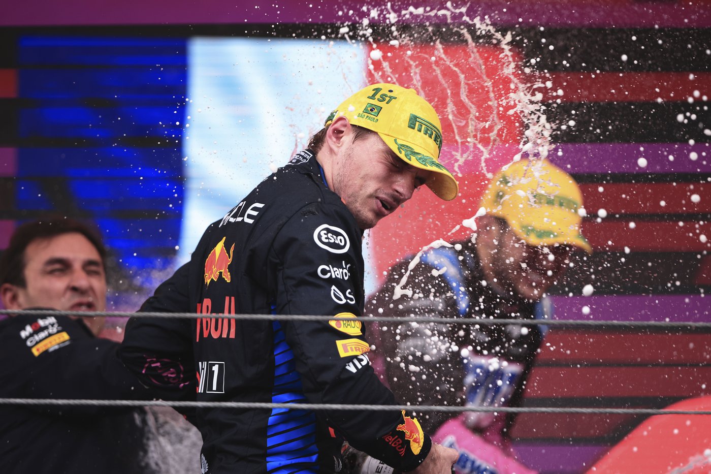 Red Bull's Verstappen nears 4th straight F1 title after winning Brazilian Grand Prix under rain | iNFOnews.ca
