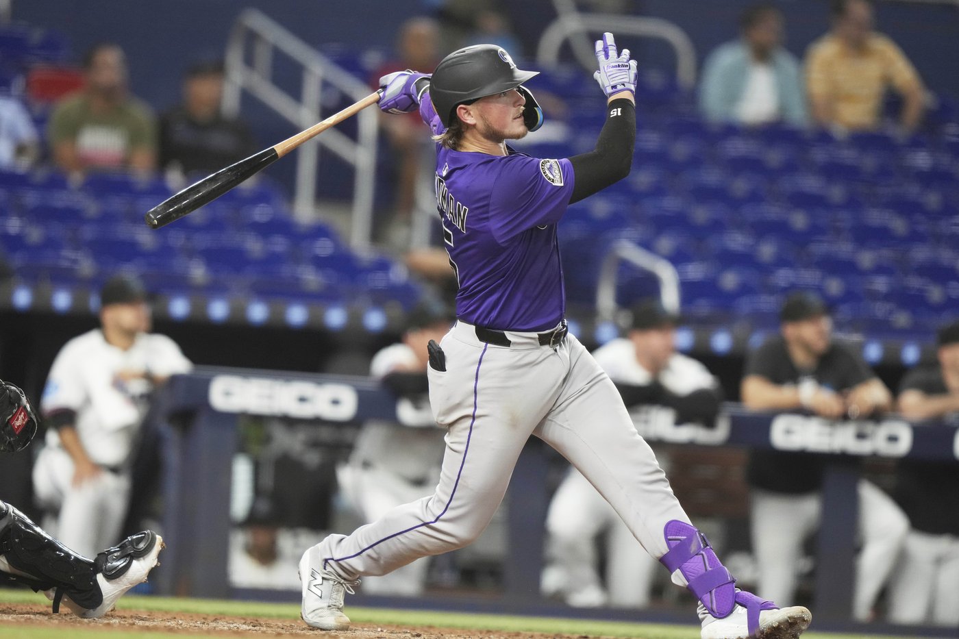 Hunter Goodman homers twice as Rockies beat Marlins 6-4 to end 8-game losing streak | iNFOnews.ca Hunter Goodman homers twice as Rockies beat Marlins 6-4 to end 8-game losing streak | iNFOnews.ca