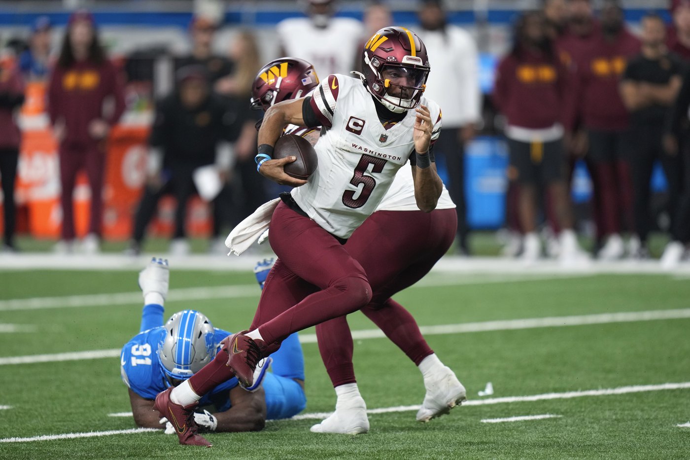 Jayden Daniels and the Commanders stun the top-seeded Lions 45-31 to reach NFC title game | iNFOnews.ca Jayden Daniels and the Commanders stun the top-seeded Lions 45-31 to reach NFC title game | iNFOnews.ca
