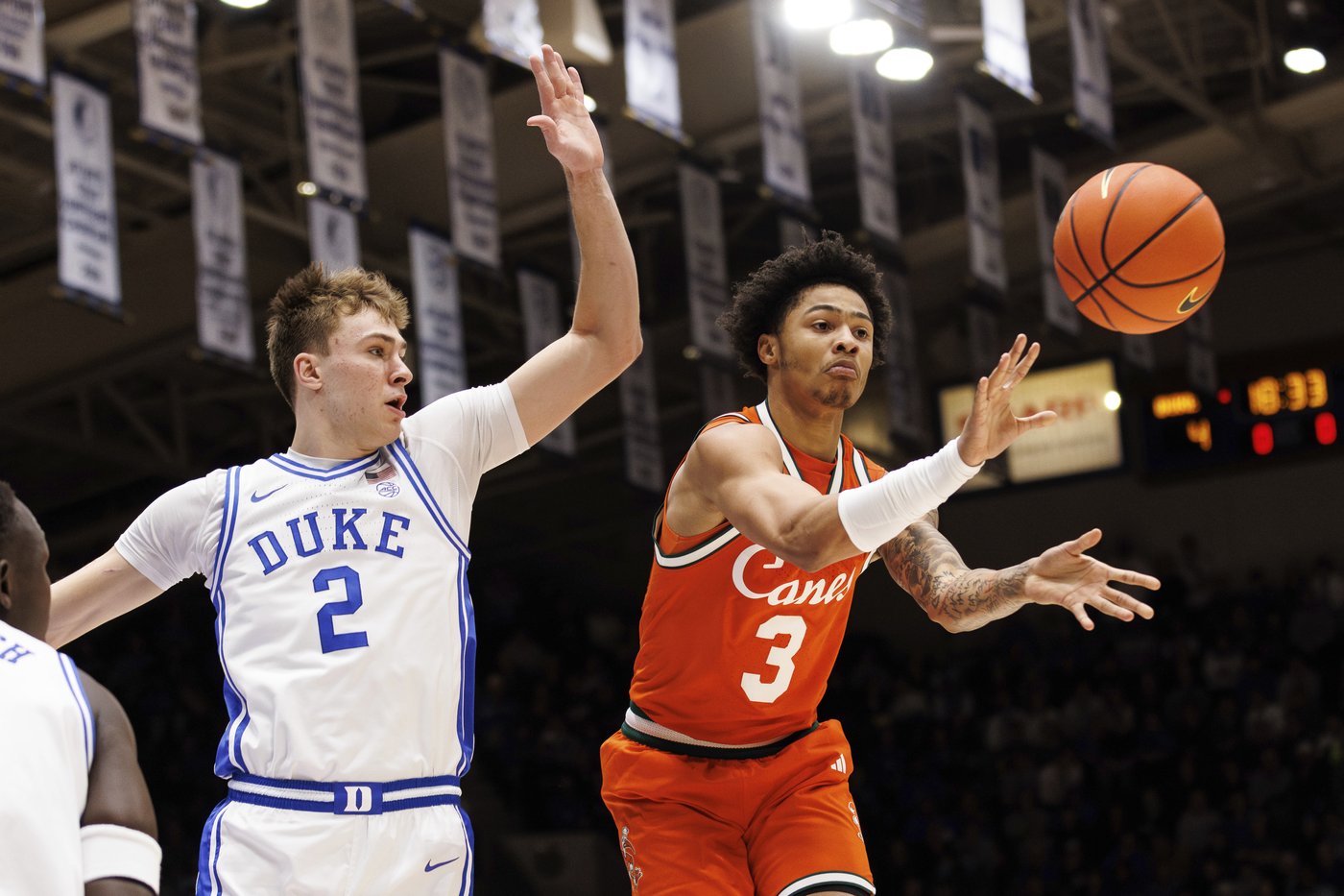 Knueppel leads sharp-shooting attack as No. 3 Duke tops Miami 89-54 to stay unbeaten in ACC | iNFOnews.ca Knueppel leads sharp-shooting attack as No. 3 Duke tops Miami 89-54 to stay unbeaten in ACC | iNFOnews.ca
