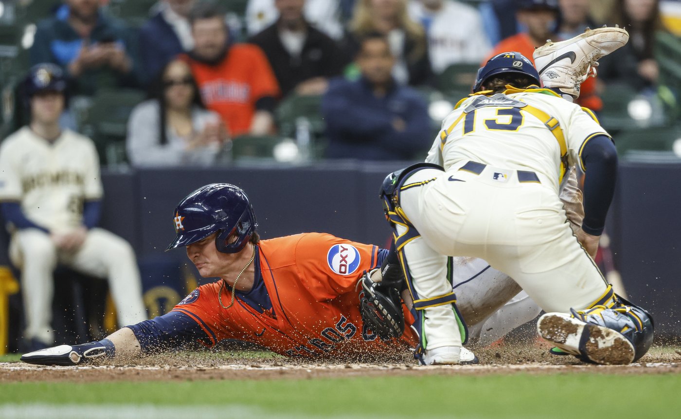 Valdez and Peña help Astros trounce Brewers to avoid a sweep | iNFOnews.ca