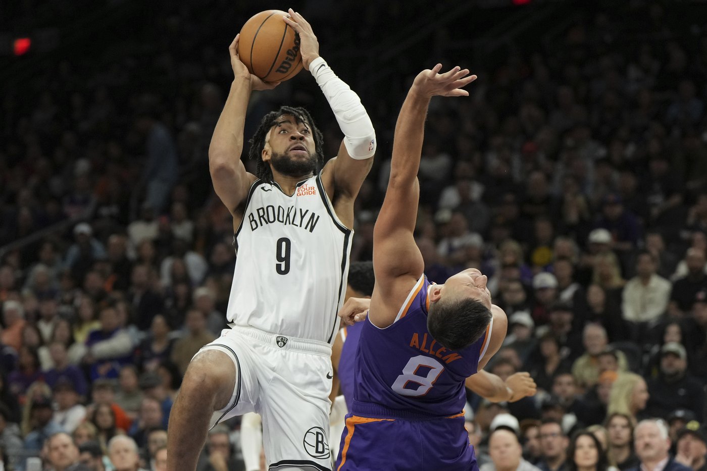 Tyrese Martin scores a career-high 30 points, leading the Nets past the Suns 127-117 | iNFOnews.ca