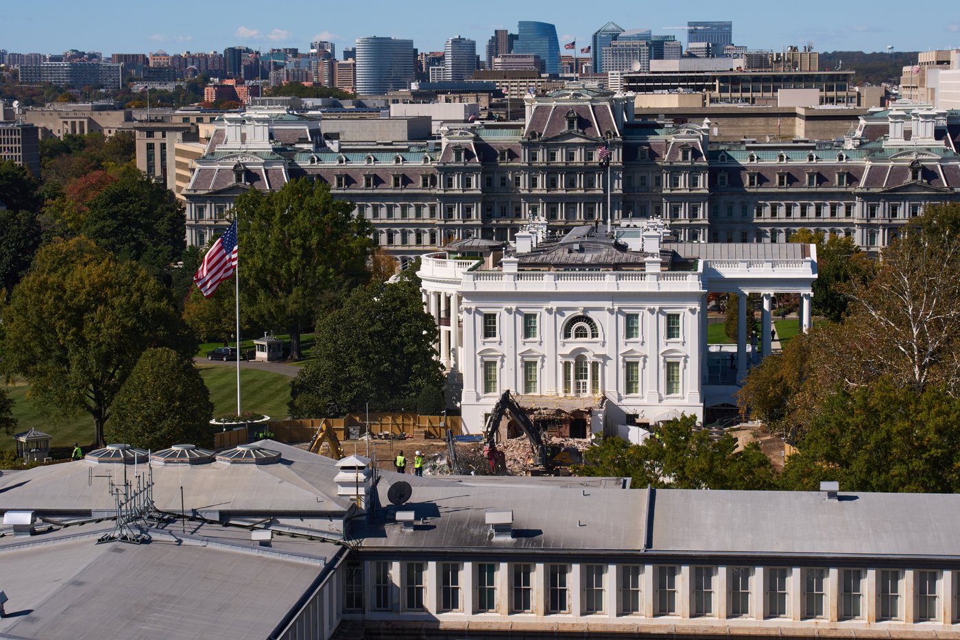 Photos of the White House's East Wing, then and now | iNFOnews.ca