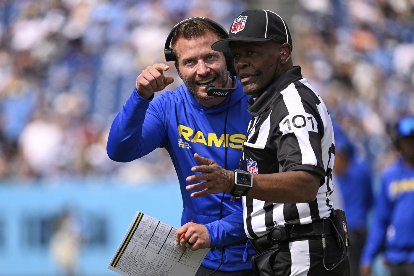 McVay won't need surgery on injured foot while he prepares Rams to face Eagles | iNFOnews.ca