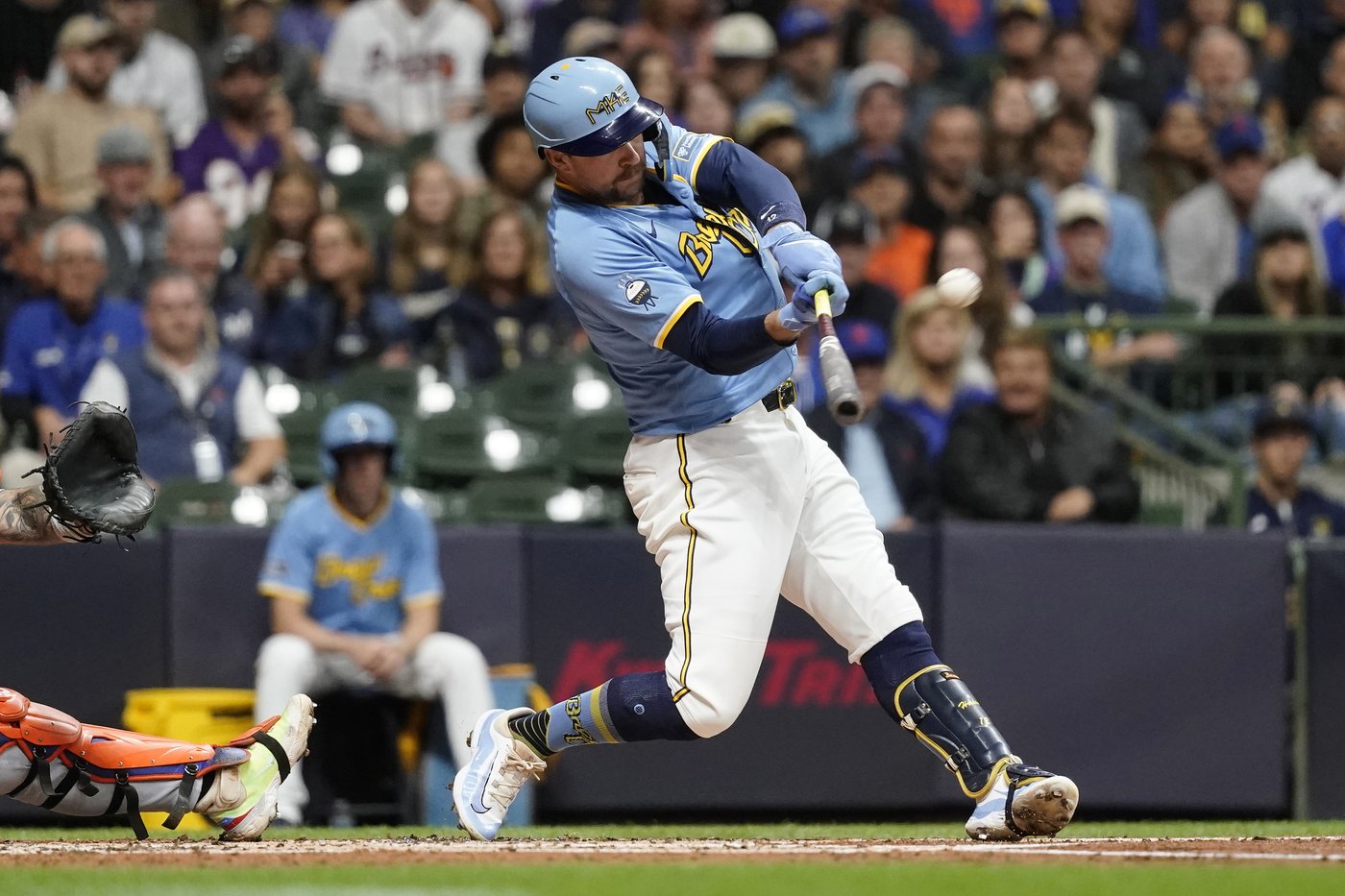 Hoskins' grand slam in 1st inning sparks Brewers to 8-4 victory over Mets | iNFOnews.ca Hoskins' grand slam in 1st inning sparks Brewers to 8-4 victory over Mets | iNFOnews.ca