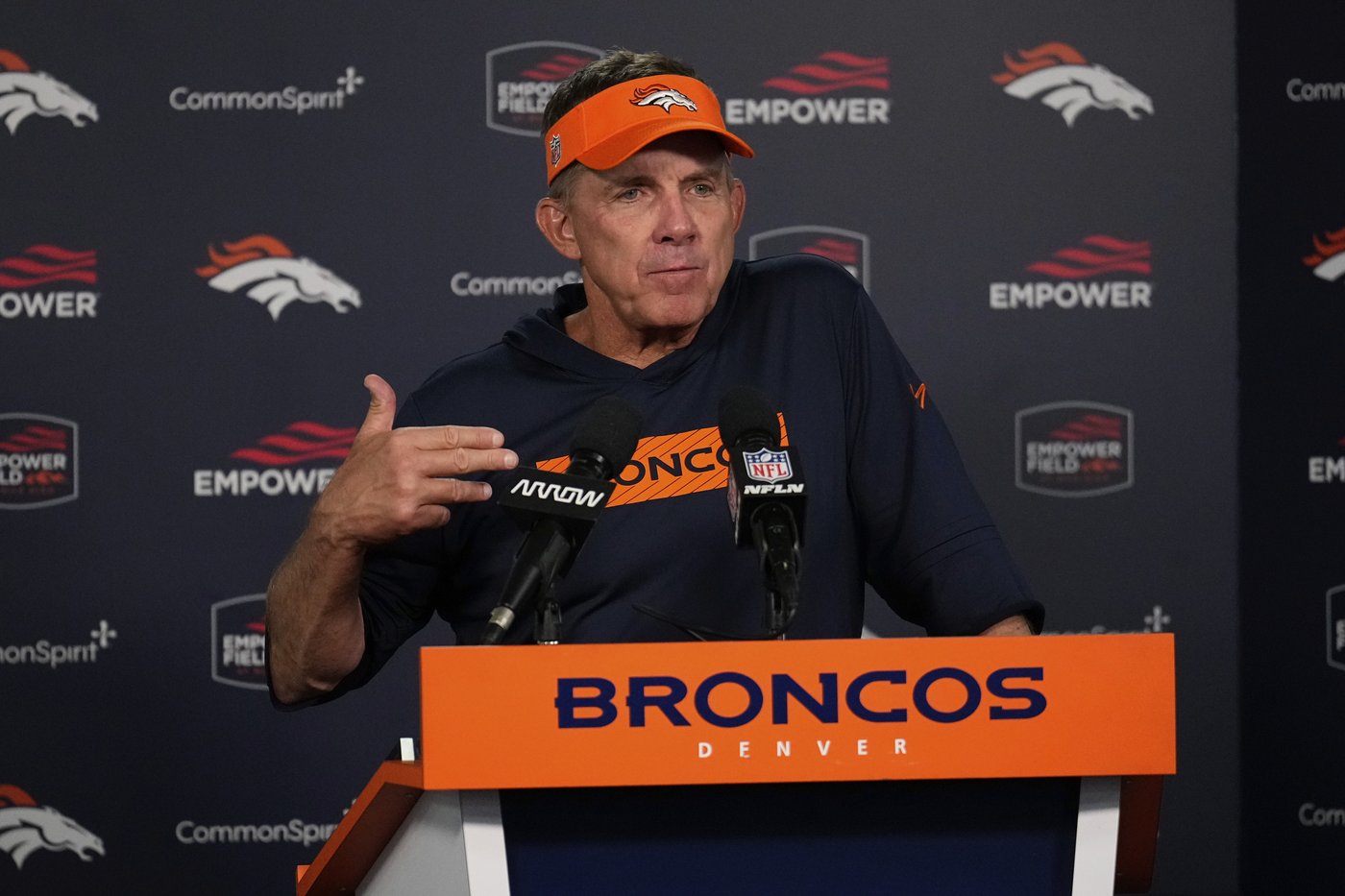 Sean Payton hopes Broncos' extended road trip will bring his young team together | iNFOnews.ca