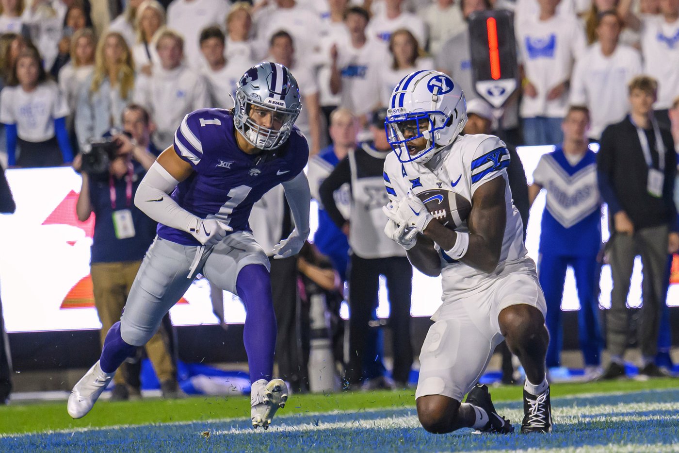 BYU forces 3 turnovers, gets 90-yard punt return TD in 38-9 rout of No. 13 Kansas State | iNFOnews.ca