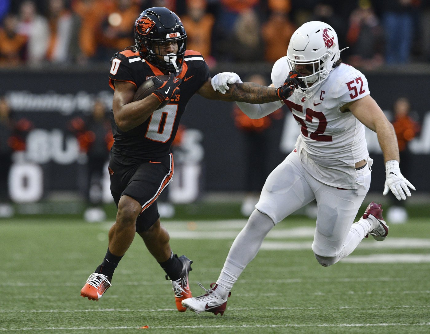 Oregon St. claims Pac-12 'title' and snaps a 5-game skid with 41-38 win over No. 25 Washington St. | iNFOnews.ca Oregon St. claims Pac-12 'title' and snaps a 5-game skid with 41-38 win over No. 25 Washington St. | iNFOnews.ca