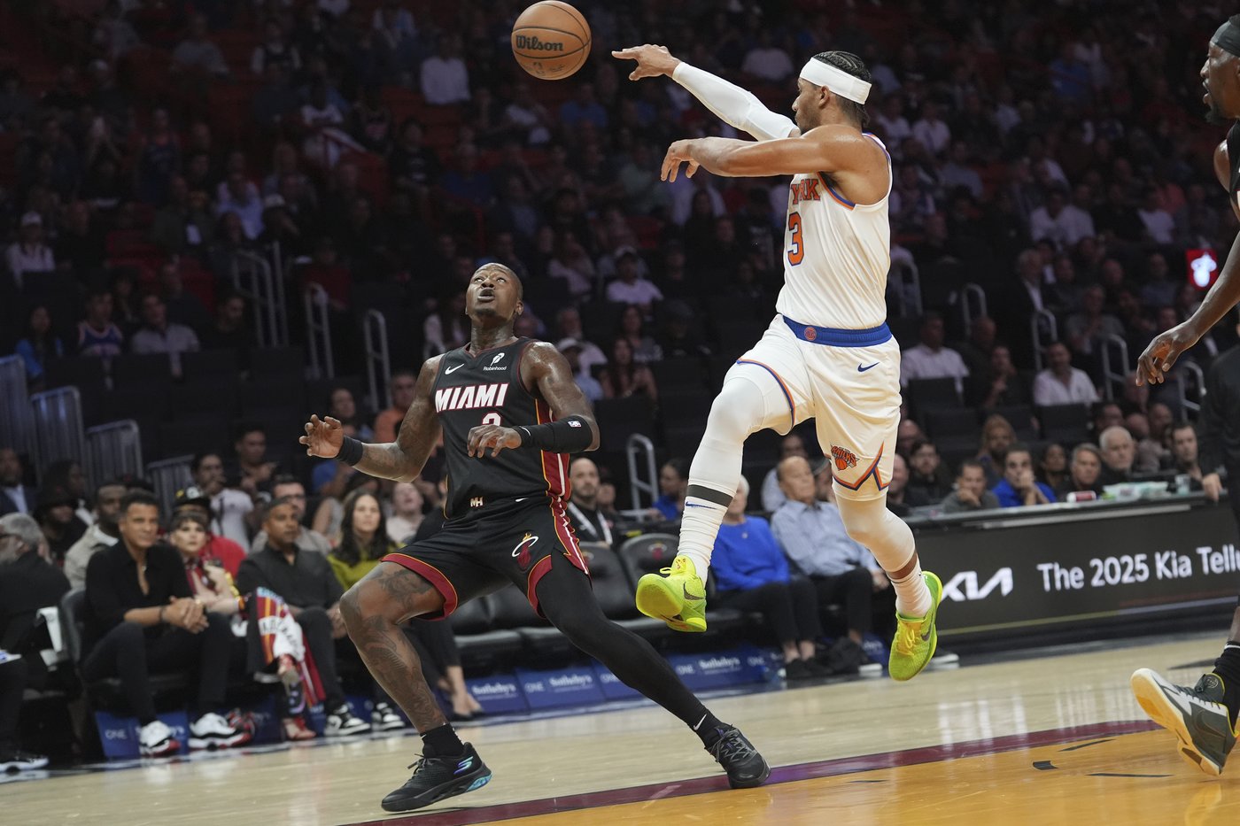 Karl-Anthony Towns scores 44 points, Knicks rally in 2nd half to beat Heat 116-107 | iNFOnews.ca Karl-Anthony Towns scores 44 points, Knicks rally in 2nd half to beat Heat 116-107 | iNFOnews.ca