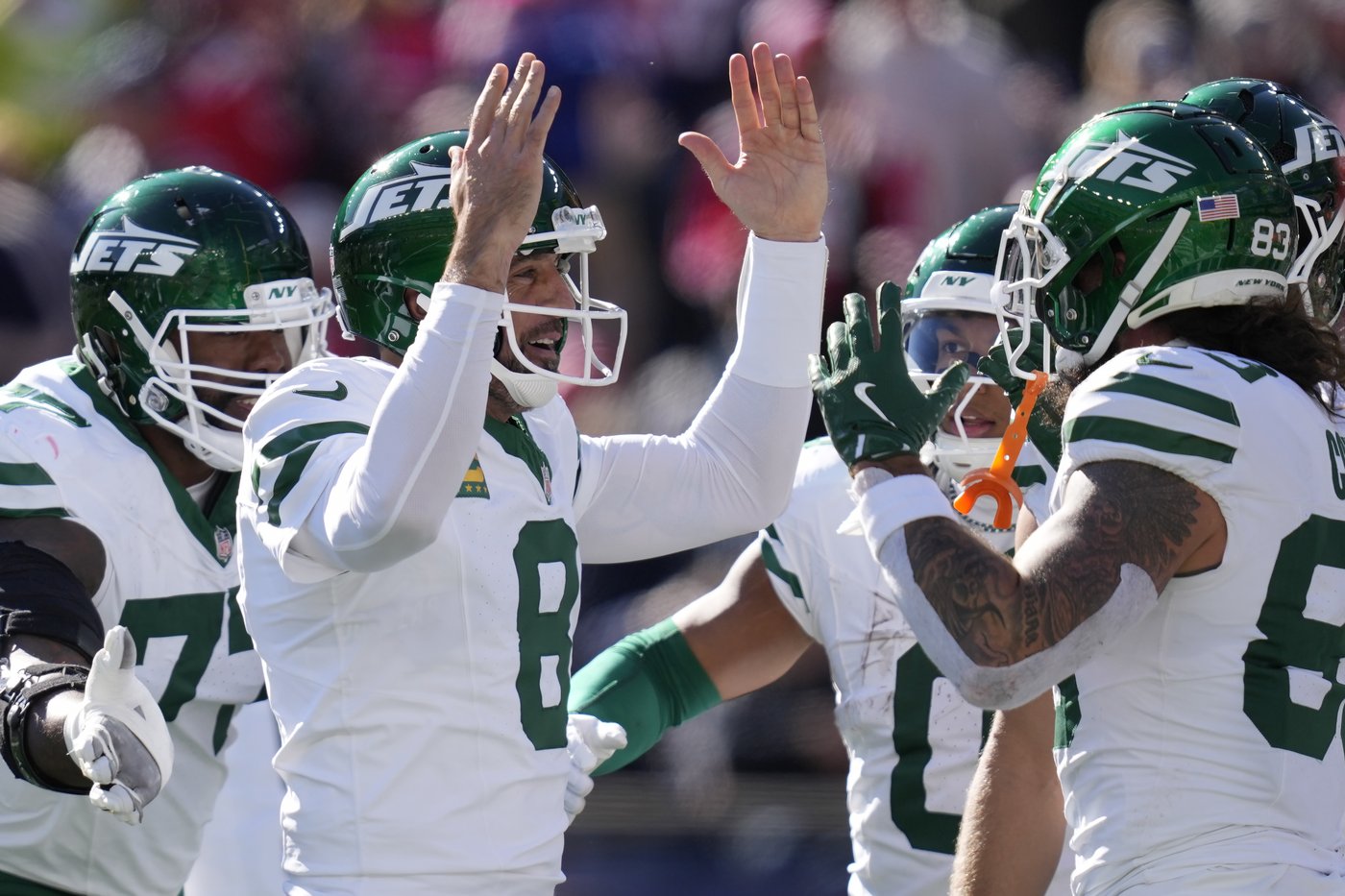 Jets' Aaron Rodgers feeling spicy on a short week, maybe thanks to some cayenne pepper | iNFOnews.ca
