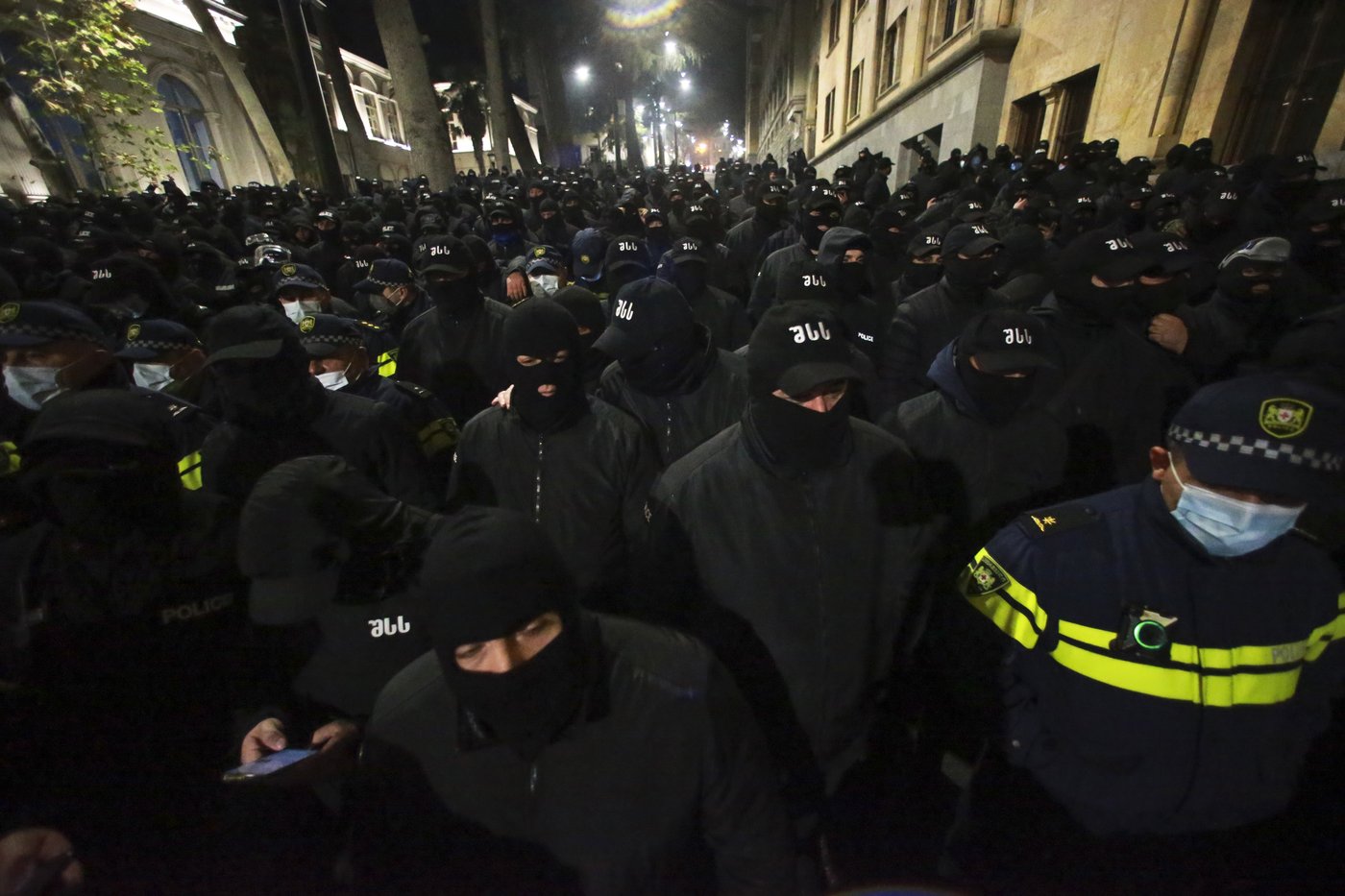 Protesters gather for third night of demonstrations after Georgia announces suspension of EU talks | iNFOnews.ca