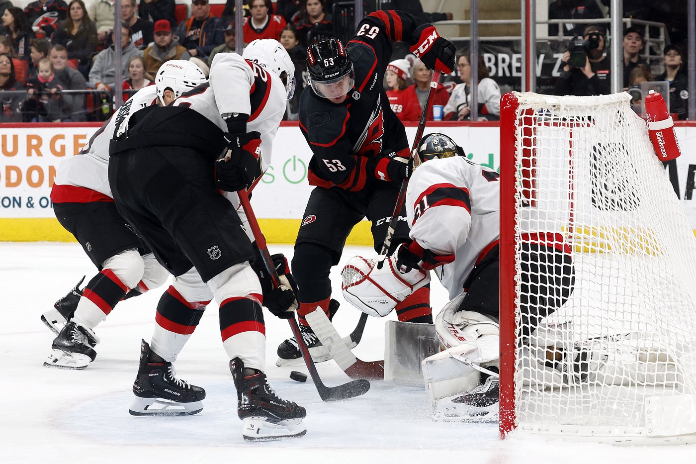 Spencer Martin notches 1st career shutout as Hurricanes put 4 past Senators | iNFOnews.ca