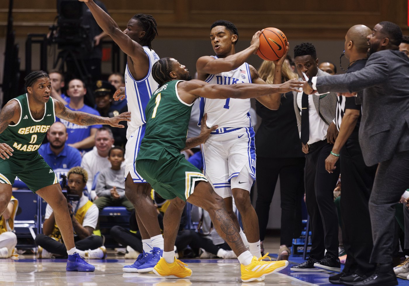 Flagg scores 24 and No. 5 Duke holds George Mason to 29% shooting in 68-47 win | iNFOnews.ca Flagg scores 24 and No. 5 Duke holds George Mason to 29% shooting in 68-47 win | iNFOnews.ca