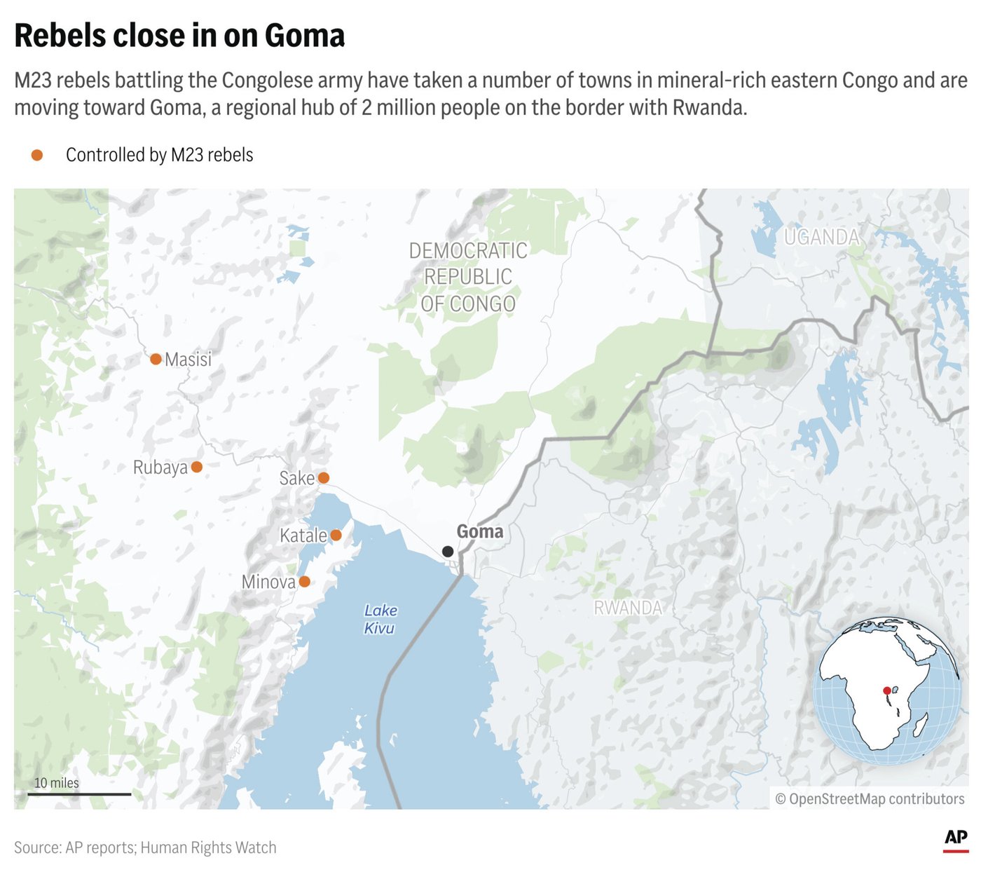 What to know about the escalating conflict in eastern Congo as rebels close in on Goma | iNFOnews.ca What to know about the escalating conflict in eastern Congo as rebels close in on Goma | iNFOnews.ca