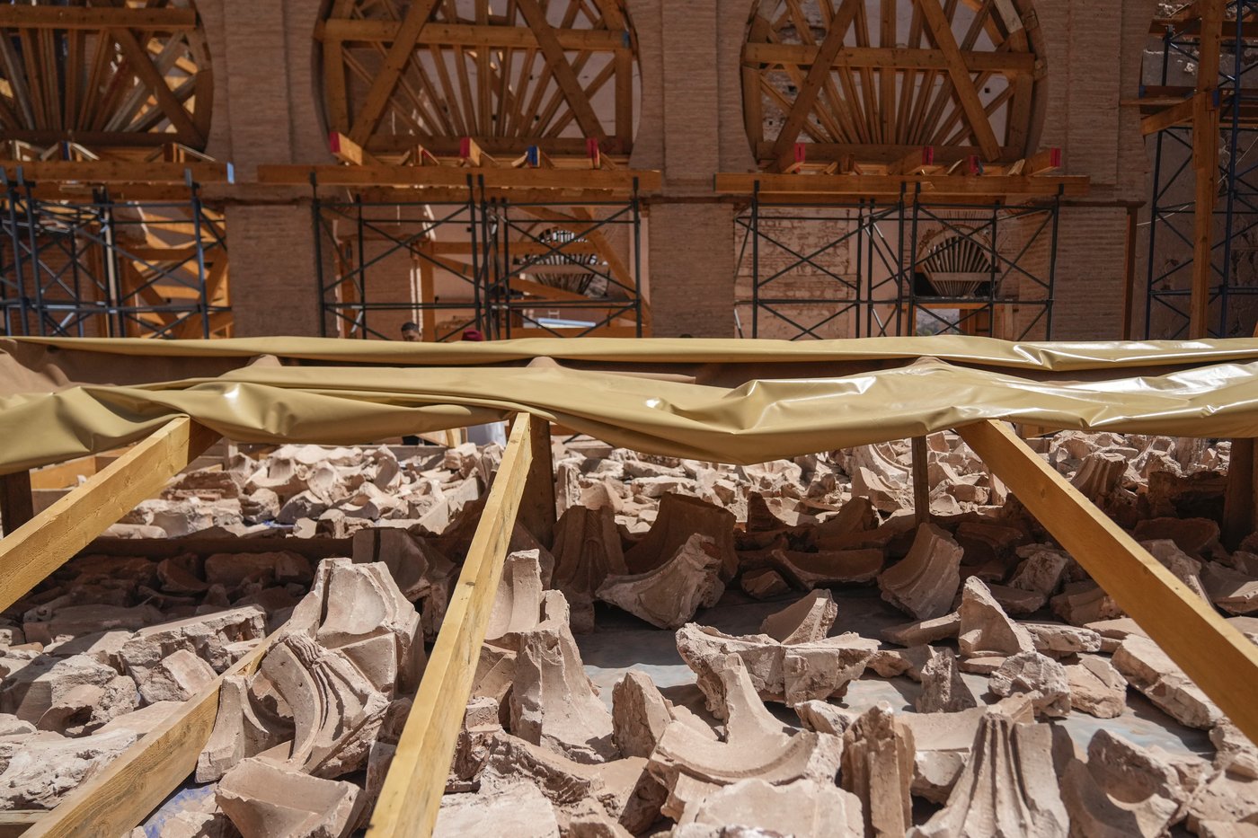 Brick by brick, Morocco rebuilds 12th-century mosque destroyed by 2023 earthquake | iNFOnews.ca Brick by brick, Morocco rebuilds 12th-century mosque destroyed by 2023 earthquake | iNFOnews.ca