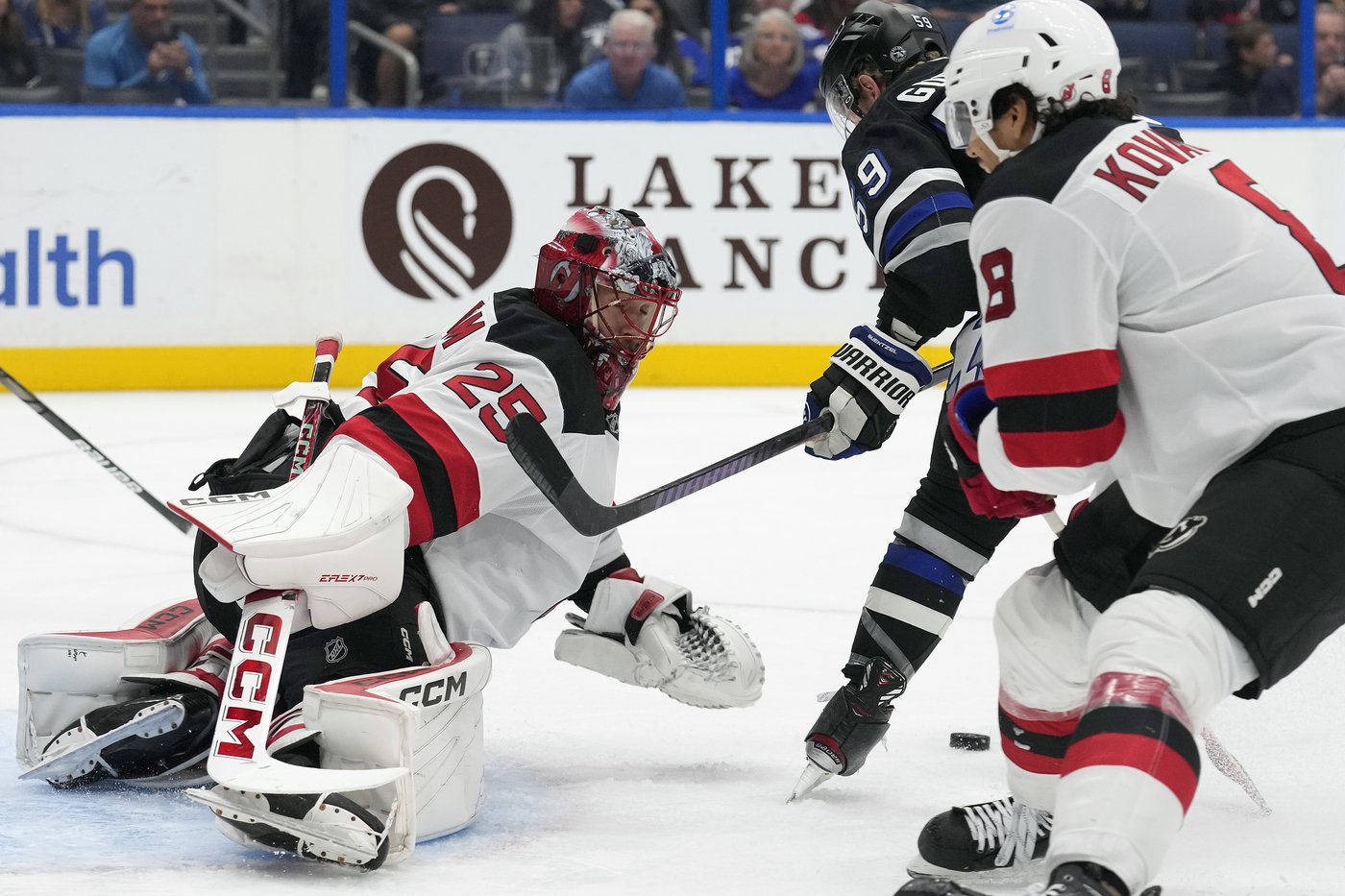 Andrei Vasilevskiy makes 29 saves for 36th NHL shutout, Lightning beat Devils 4-0 | iNFOnews.ca
