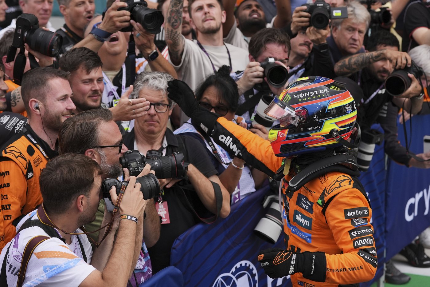 Oscar Piastri wins at Miami for 3rd straight F1 victory, 4th win of season for championship leader | iNFOnews.ca