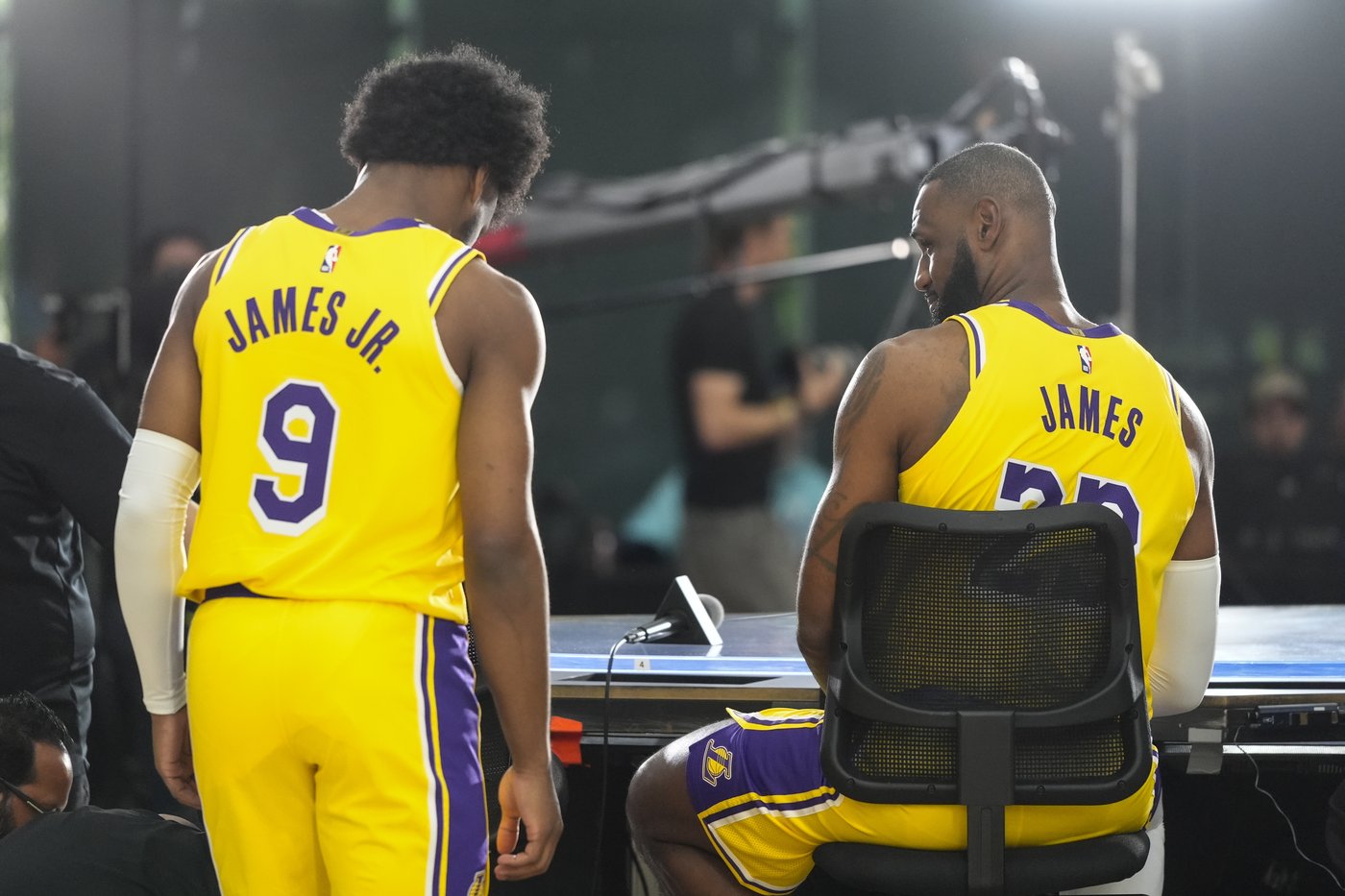 LeBron James is feeling 'pure joy' as he begins Lakers training camp alongside son Bronny | iNFOnews.ca LeBron James is feeling 'pure joy' as he begins Lakers training camp alongside son Bronny | iNFOnews.ca