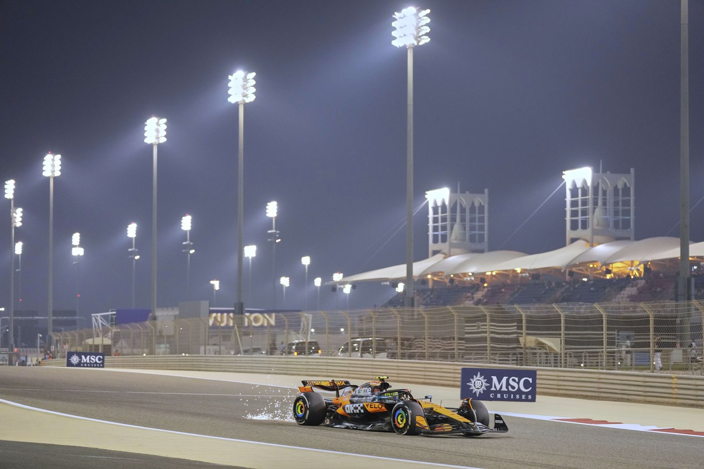 Norris warns of challenging F1 track at Bahrain GP but McLaren sets the pace | iNFOnews.ca
