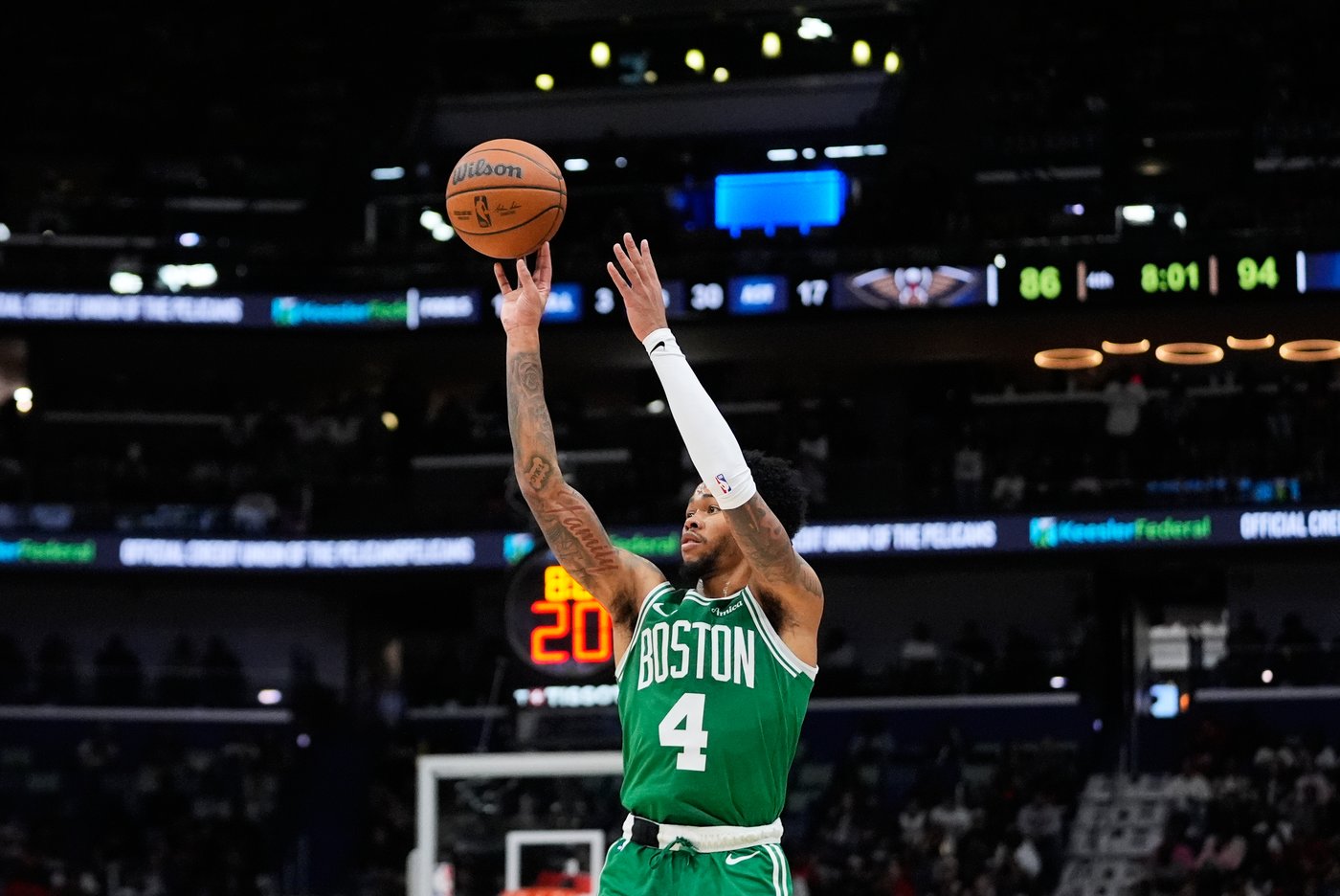 Simons scores 25 points as the Celtics earn their first victory by beating the Pelicans 122-90 | iNFOnews.ca Simons scores 25 points as the Celtics earn their first victory by beating the Pelicans 122-90 | iNFOnews.ca