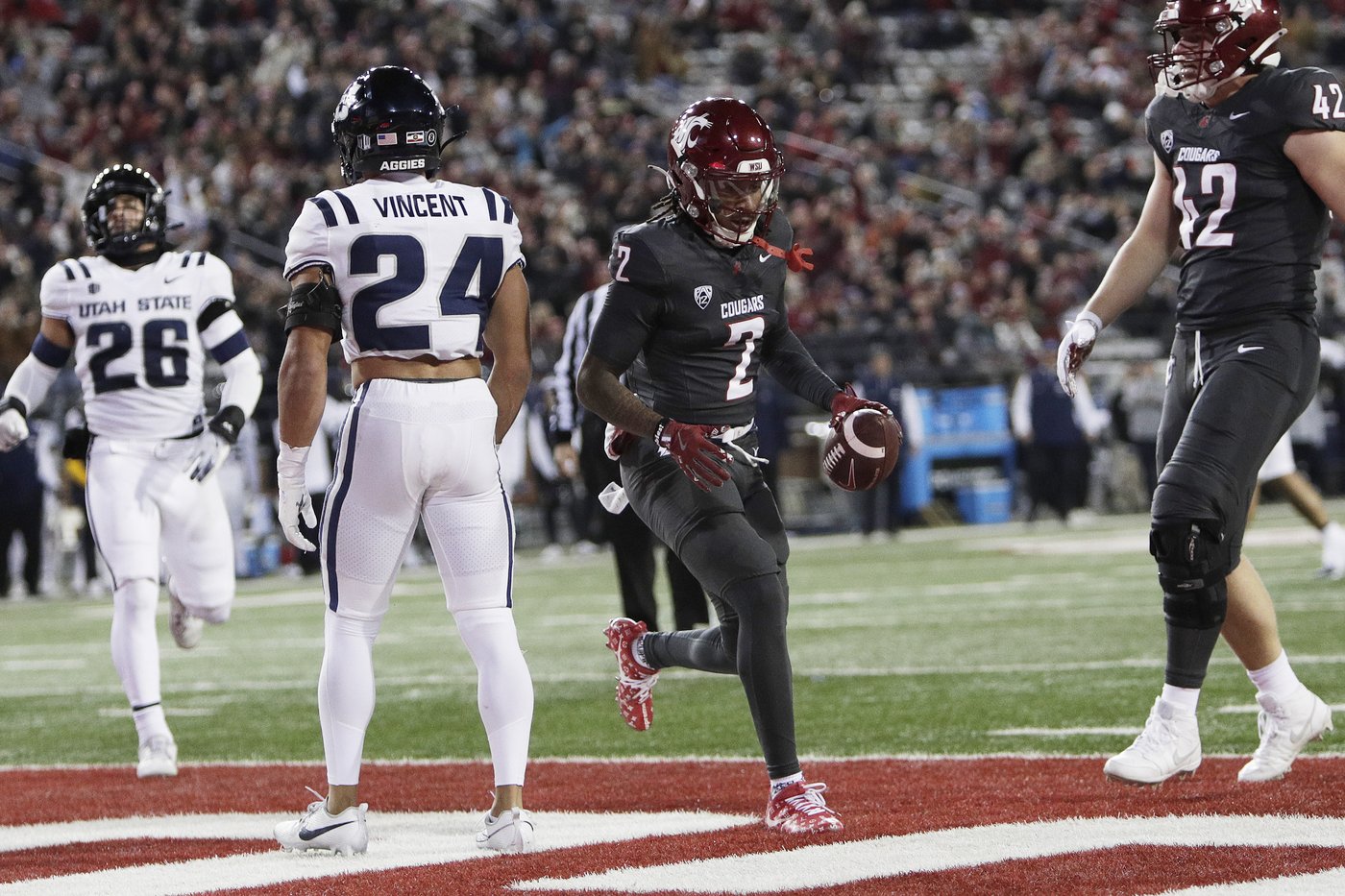 Mateer and Parker lead No. 20 Washington State to 49-28 win over Utah State | iNFOnews.ca Mateer and Parker lead No. 20 Washington State to 49-28 win over Utah State | iNFOnews.ca