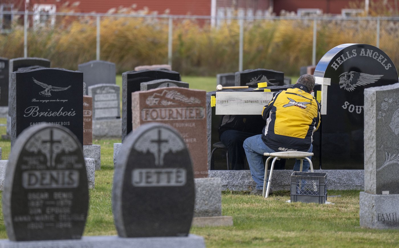 Name of founding Hells Angels member appears on Montreal-area tombstone | iNFOnews.ca