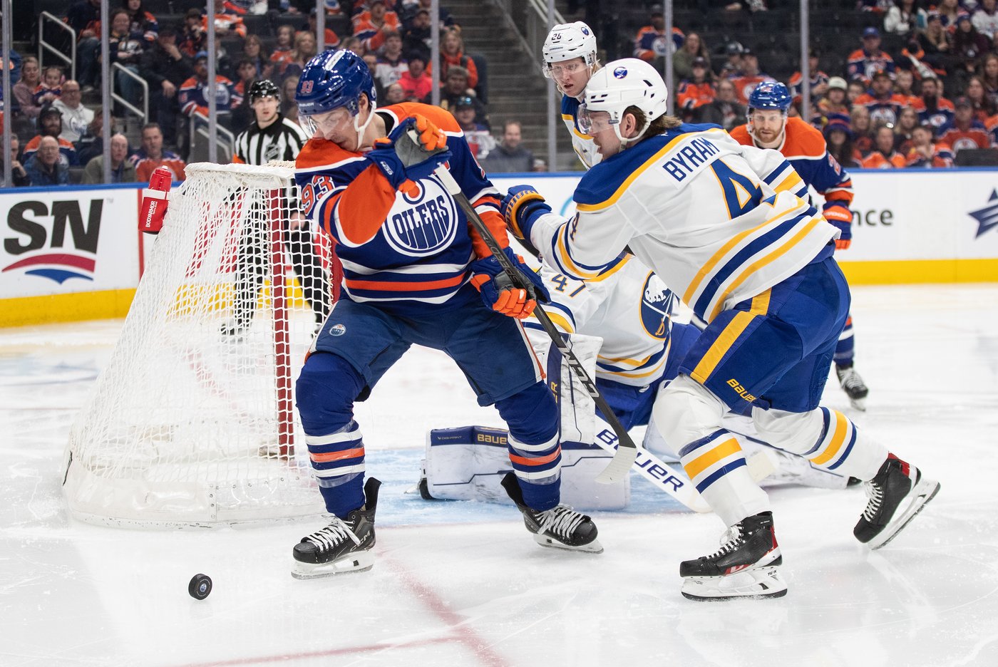 Nugent-Hopkins scores twice, Oilers edge Sabres 3-2 without McDavid | iNFOnews.ca Nugent-Hopkins scores twice, Oilers edge Sabres 3-2 without McDavid | iNFOnews.ca