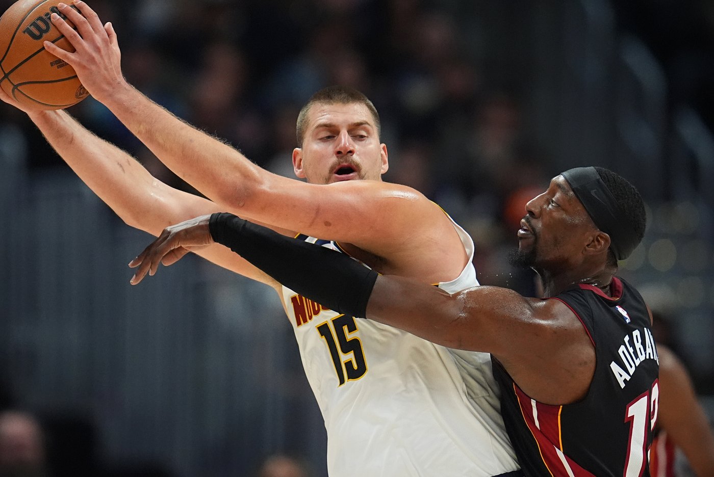 Bam Adebayo exits early with left foot injury as Heat fall to Nuggets | iNFOnews.ca