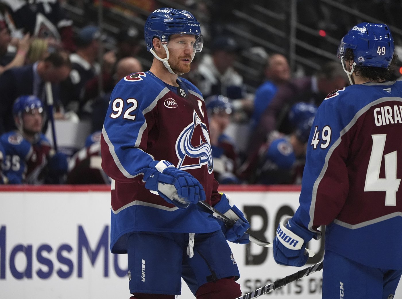 Avs captain Gabriel Landeskog soaks in the moment after scoring 1st goal in nearly 3 years in Game 4 | iNFOnews.ca