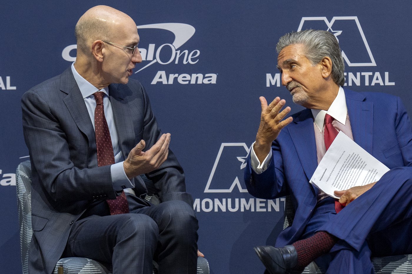 DC leaders, NBA commissioner celebrate the start of an $800M downtown arena renovation | iNFOnews.ca