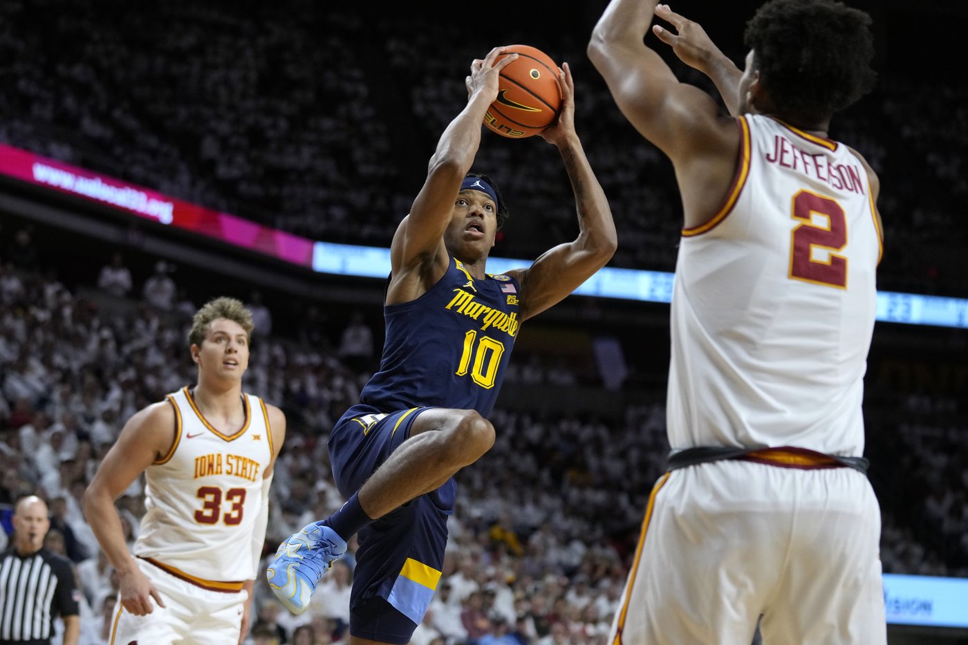 Keshon Gilbert scores 24 points to lead No. 6 Iowa State past No. 5 Marquette 81-70 | iNFOnews.ca Keshon Gilbert scores 24 points to lead No. 6 Iowa State past No. 5 Marquette 81-70 | iNFOnews.ca