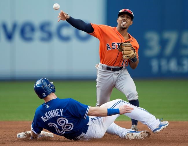 McGuire hits first major league homer, Jays win in Gibbons' last home game | iNFOnews.ca