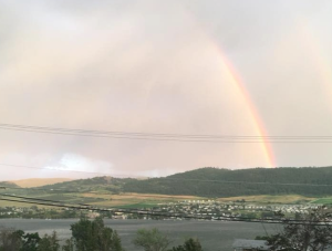 A rainbow in the North Okanagan.