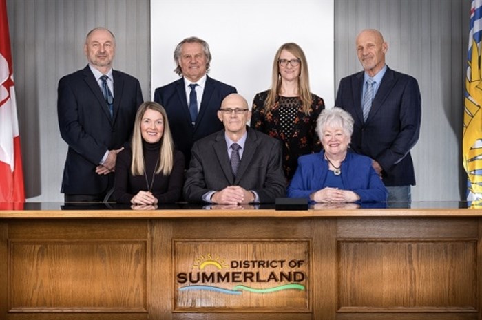 A picture of the Summerland council.