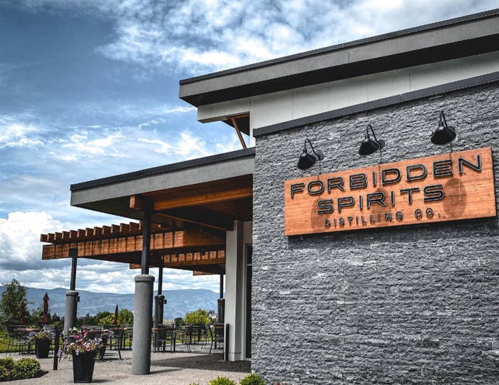 Shuttered Kelowna distillery loses another appeal over $60K unpaid wages | iNFOnews.ca photo of a Forbidden Spirits distillery