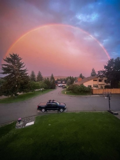 iN PHOTOS: Soggy summer days bring rainbows to Kamloops, Okanagan | iNFOnews.ca