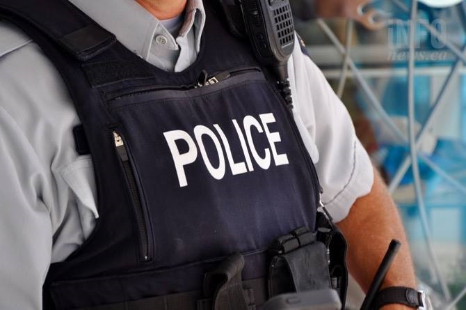 Vernon man found unconscious, injured on Commonage Road | iNFOnews.ca An RCMP officer with a vest on.