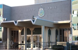 Entrance to Penticton city hall